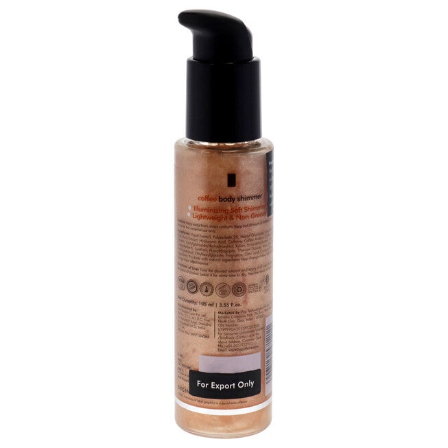 Coffee Body Shimmer - Hyaluronic Acid by mCaffeine for Unisex - 3.5 oz Serum, NA, alternate image number null
