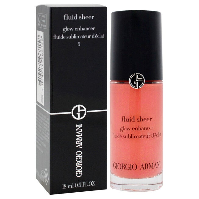 Fluid Sheer Glow Enhancer - 05 Coral by Giorgio Armani for Women - 0.6 oz Makeup, See Description, alternate image number 2