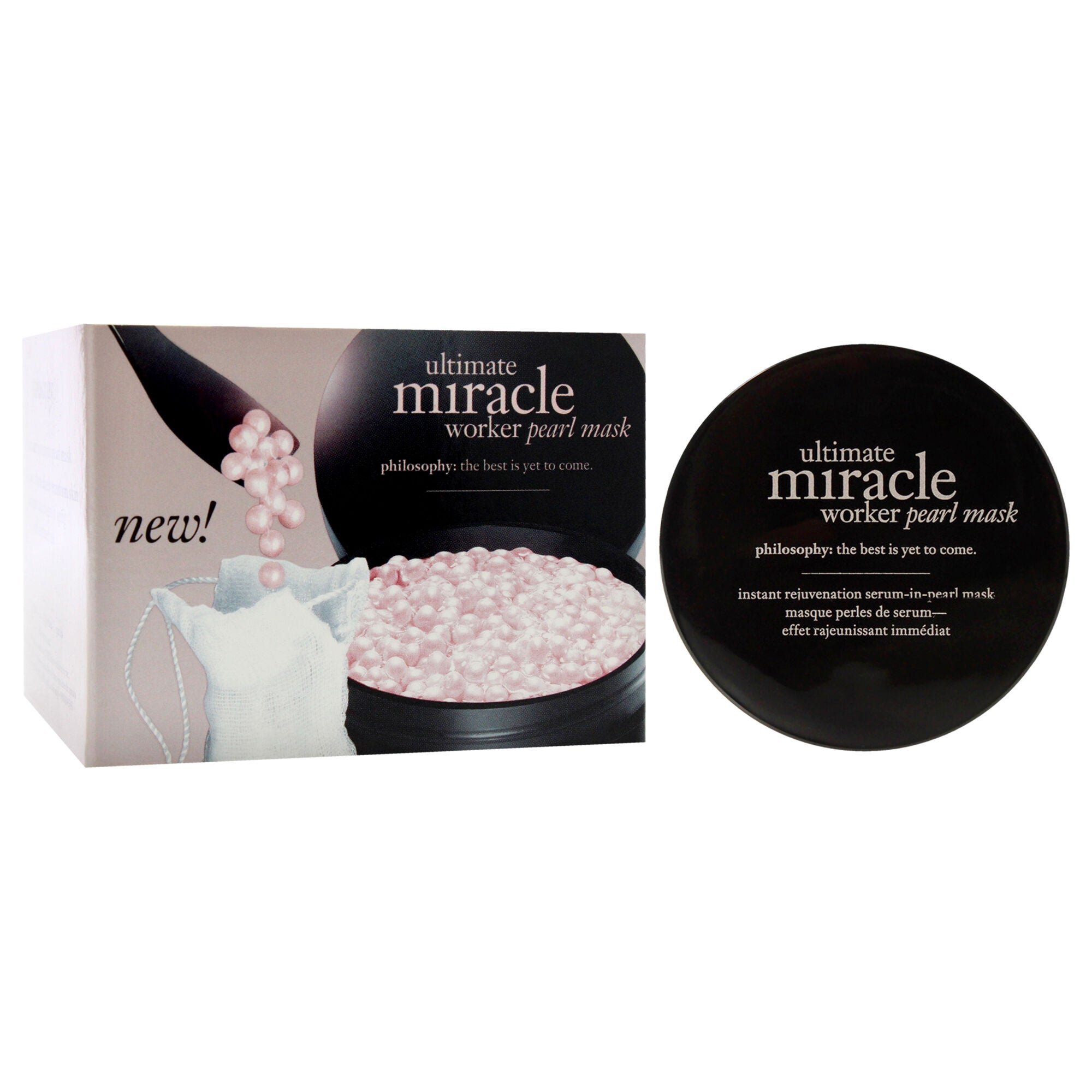 Ultimate Miracle Worker Serum-in-Pearl Mask by Philosophy for Women - 14 Pc 0.85oz Mask , 12Pc Pouches, Spatula, See Description, alternate image number 1