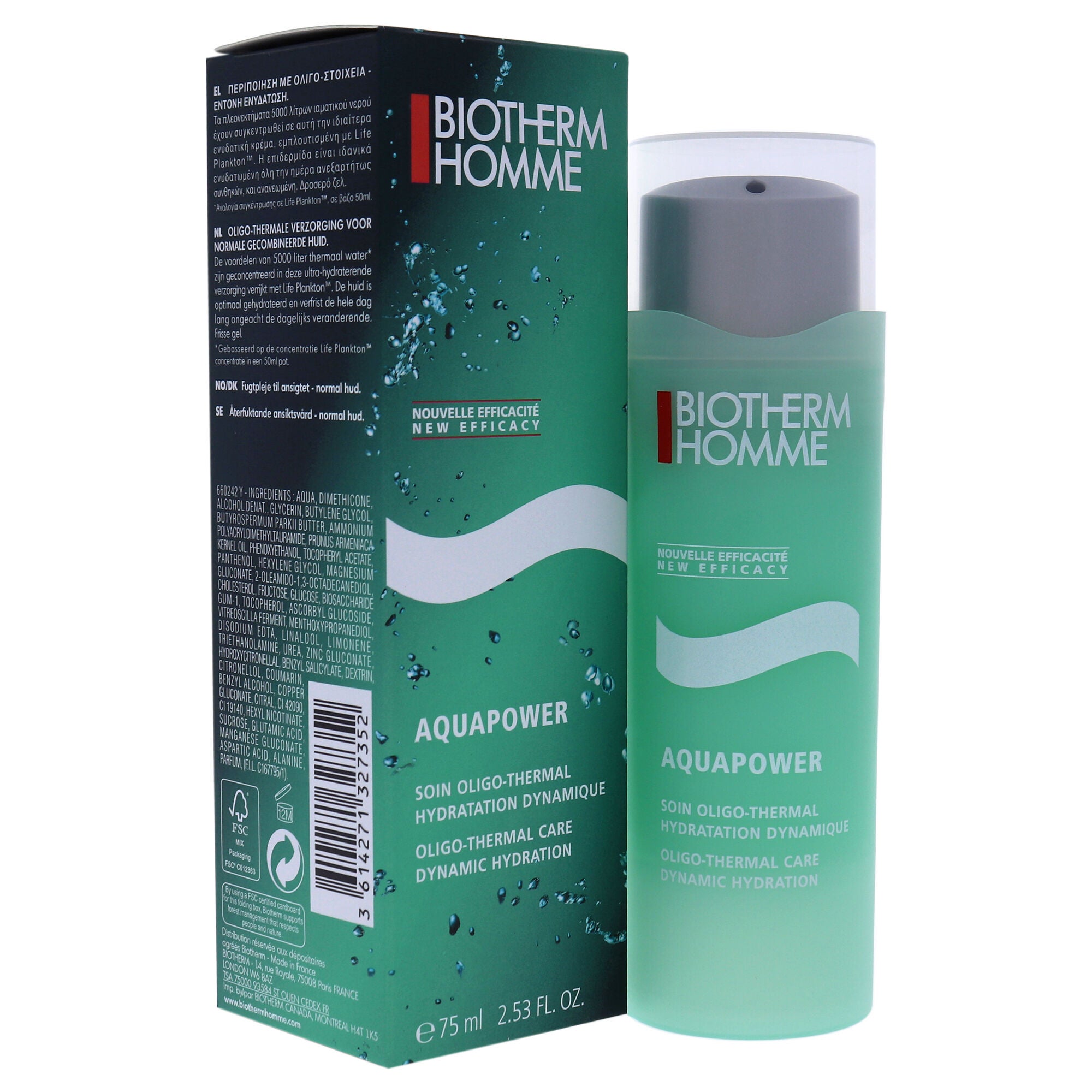 Homme Aquapower by Biotherm for Men - 2.53 oz Moisturizer, , alternate image number 7
