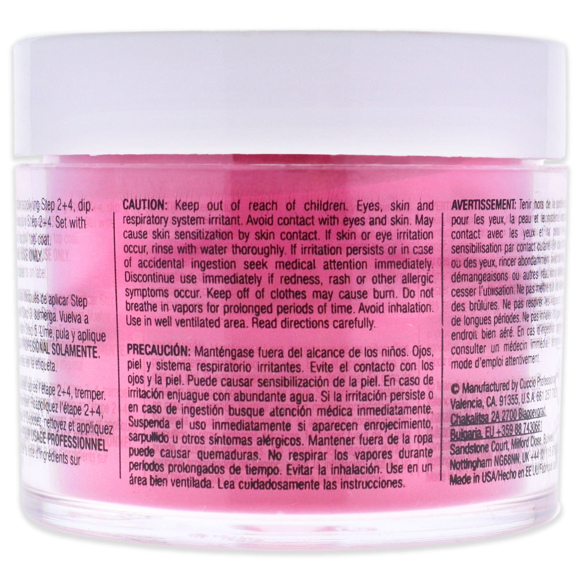 Pro Powder Polish Nail Colour Dip System - Costa Rican Sunset by Cuccio Pro for Women - 1.6 oz Nail Powder, See Description, alternate image number 1