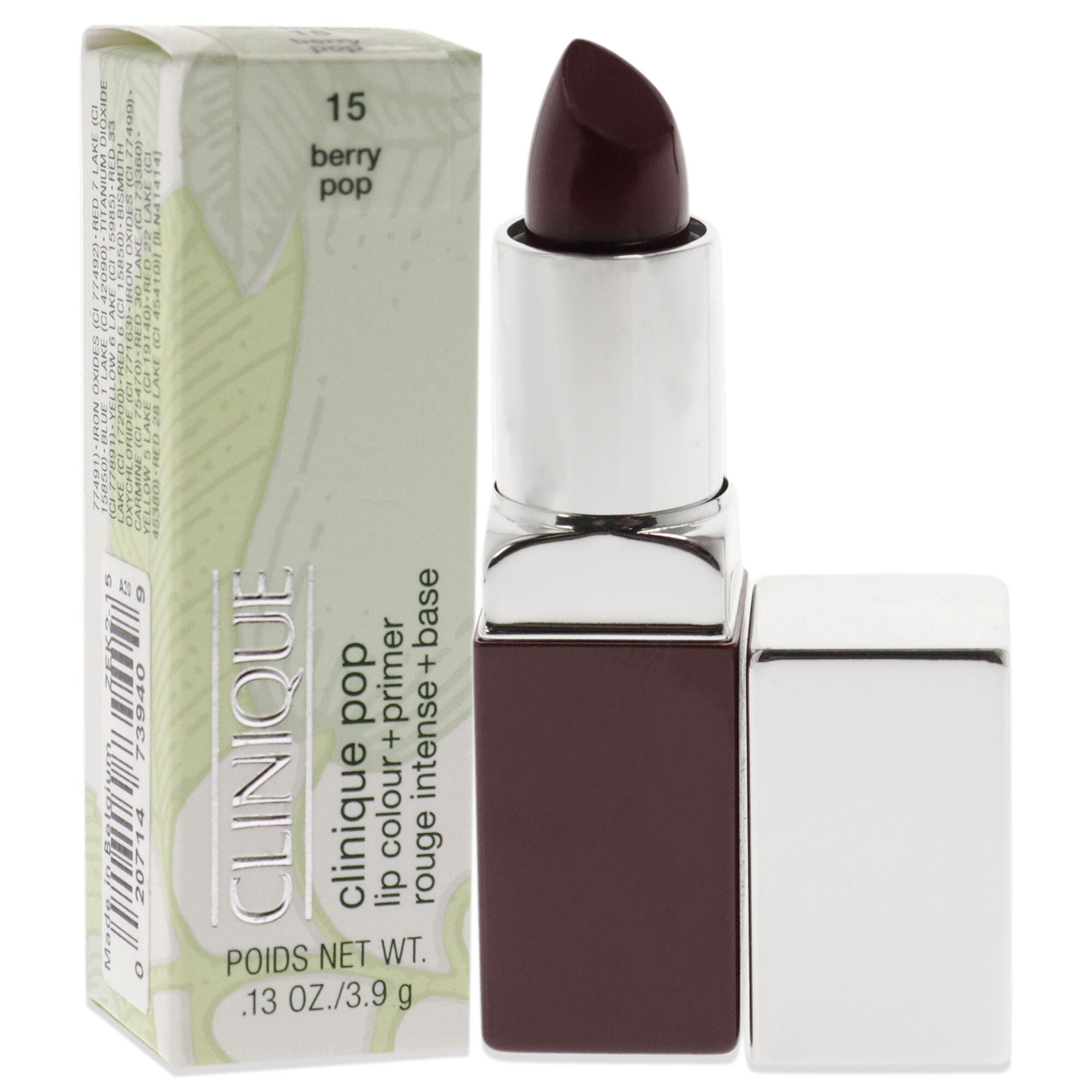 Clinique Pop Lip Colour Plus Primer - 15 Berry Pop by Clinique for Women - 0.13 oz Lipstick, See Description, alternate image number 2