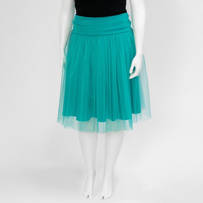 Twirling in Tulle Skirt, Jade, alternate image number null