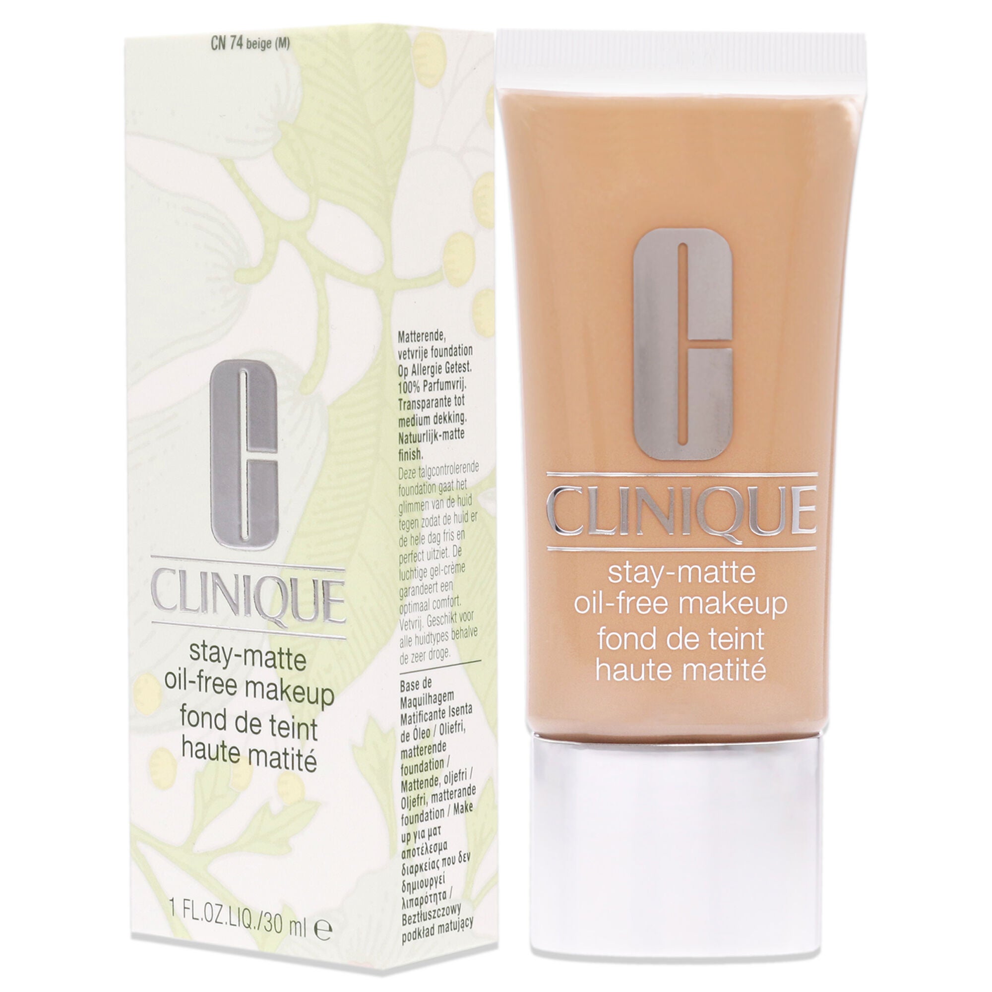 Stay-Matte Oil-Free Makeup - CN 74 Beige - Dry Combination To Oily by Clinique for Women - 1 oz Makeup, , alternate image number 4