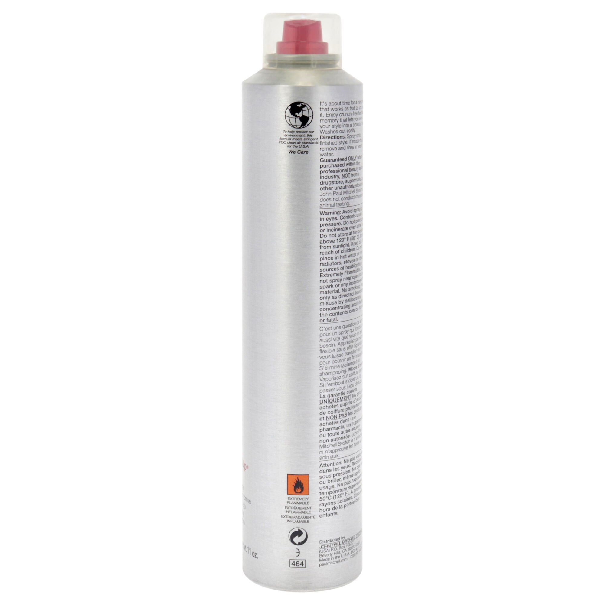Worked Up Hairspray by Paul Mitchell for Unisex - 11 oz Hair Spray, See Description, alternate image number 1