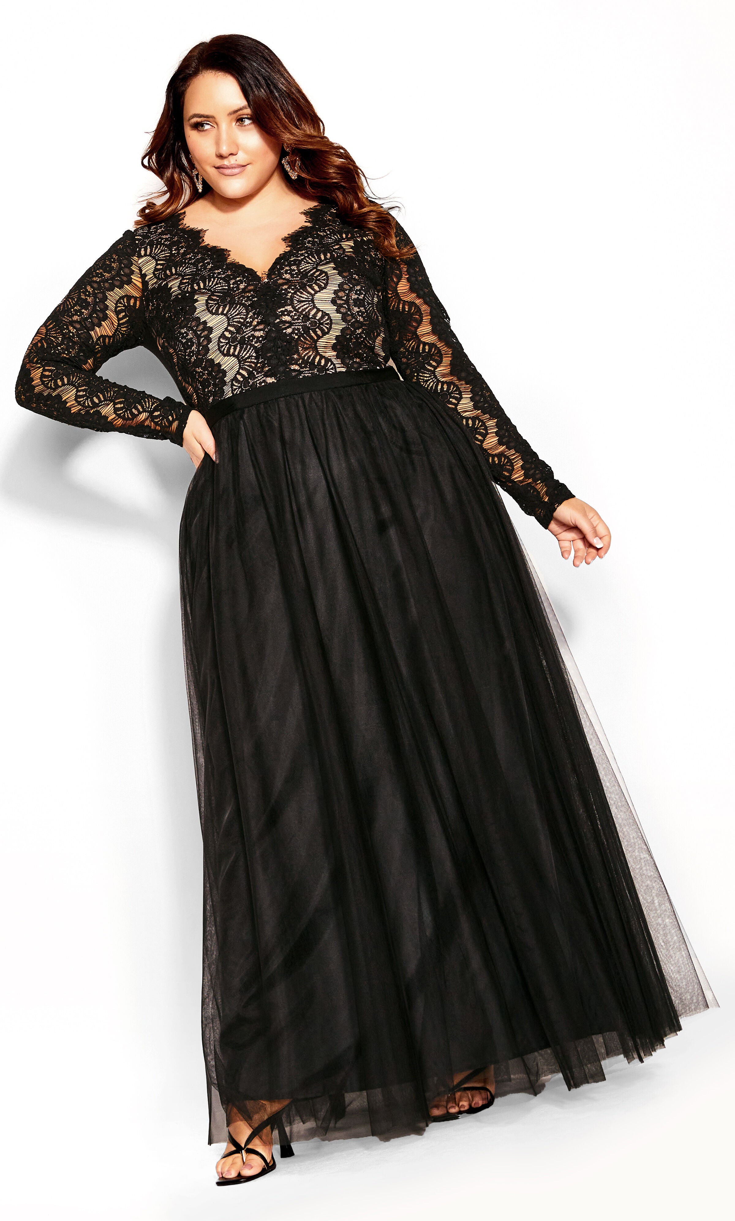Rare Beauty Maxi Dress - black, Black, hi-res image number 0