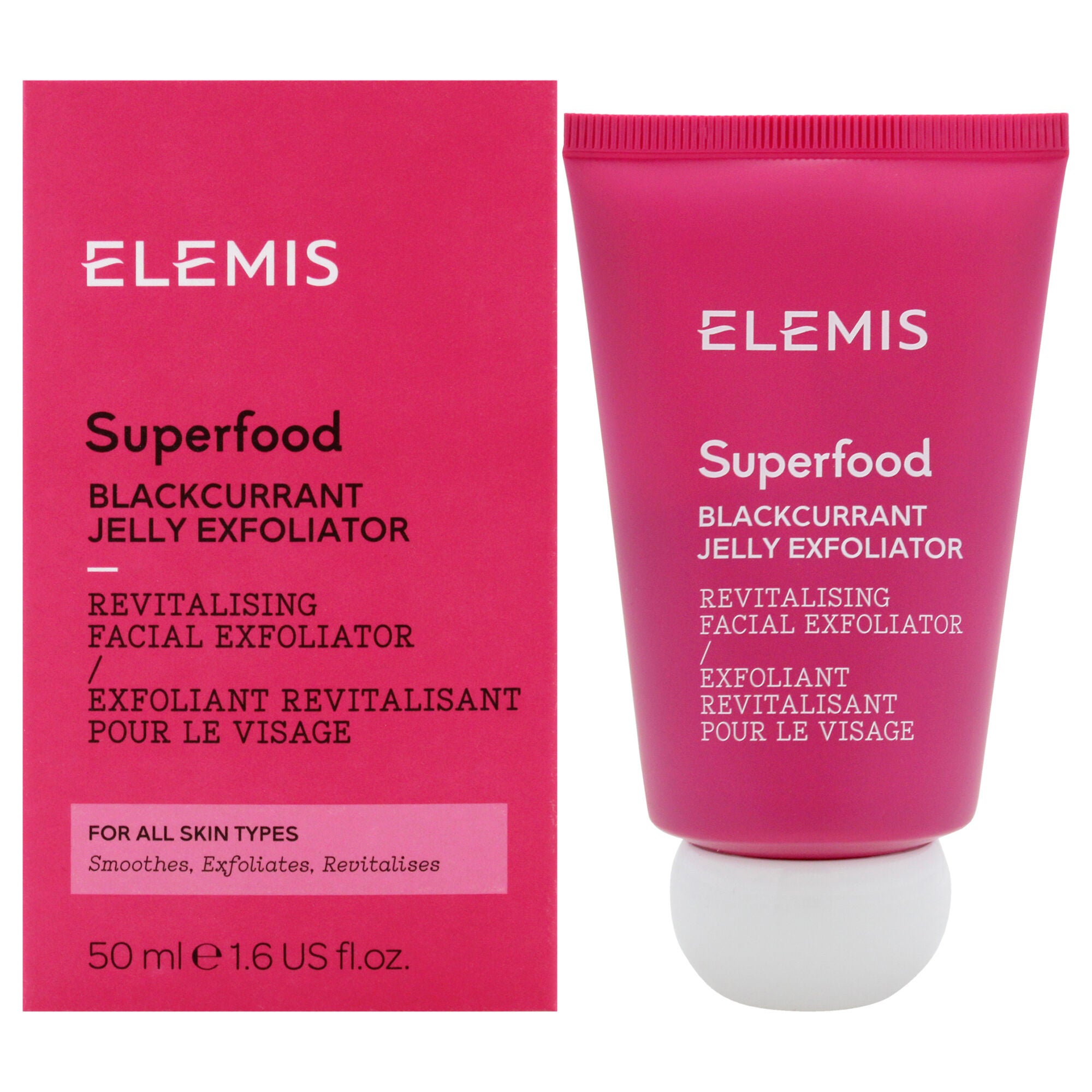 Superfood Blackcurrant Jelly Exfoliator by Elemis for Women - 1.6 oz Exfoliator, See Description, hi-res image number 0
