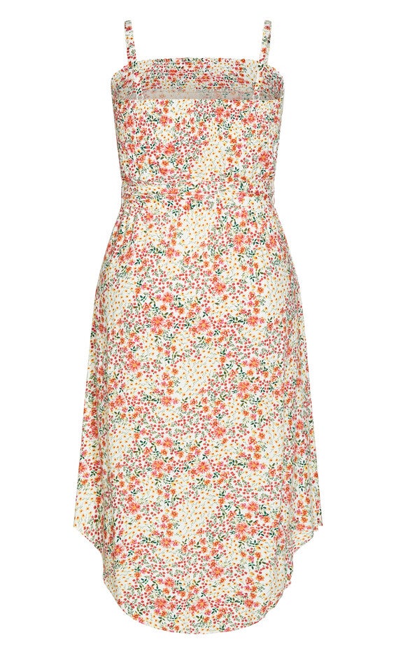Tamika Print Dress - ivory, , alternate image number 4