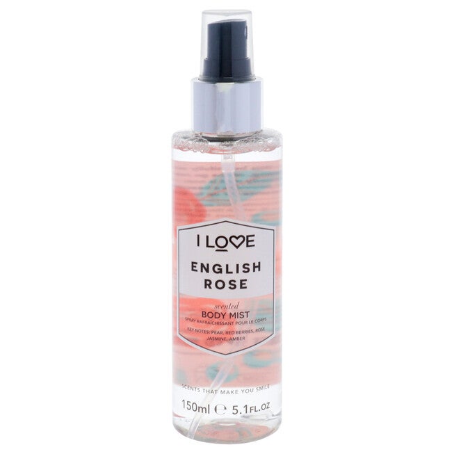 Scented Body Mist - English Rose by I Love Cosmetics for Women - 5.1 oz Body Mist, See Description, hi-res image number 0