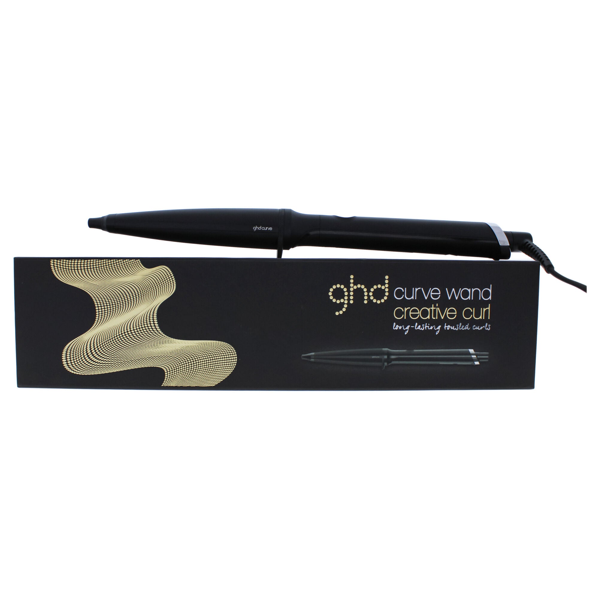 GHD Curve Creative Curl Wand - Model CTWA22 - Black by GHD for Unisex - 1 Inch Curling Iron, See Description, hi-res image number 0