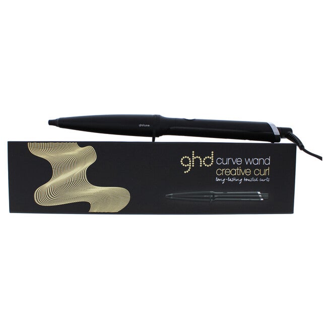 GHD Curve Creative Curl Wand - Model CTWA22 - Black by GHD for Unisex - 1 Inch Curling Iron, See Description, hi-res image number 0