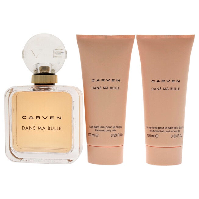 Dans Ma Bulle by Carven for Women - 3 Pc Gift Set 3.3oz EDP Spray, 3.3oz Body Milk, 3.3oz Shower Gel, See Description, alternate image number 3