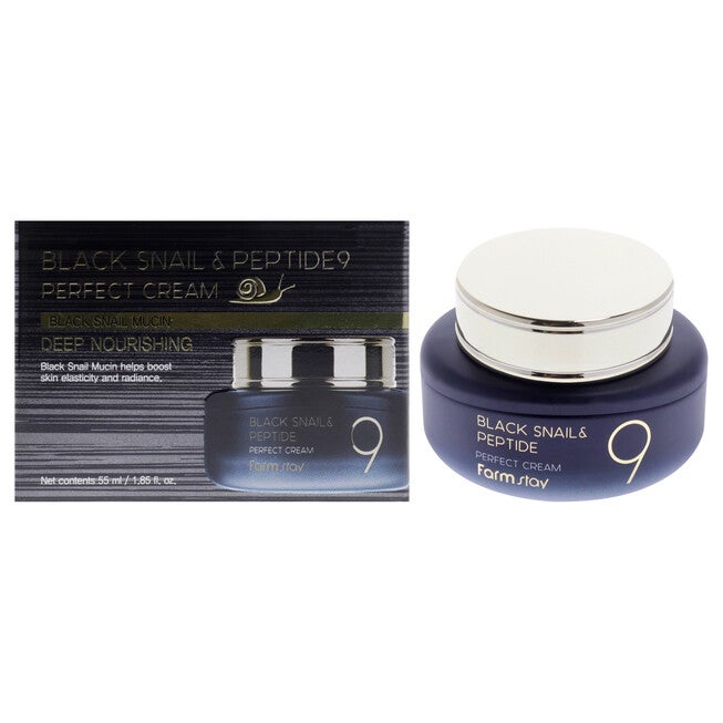 Black Snail and Peptide Perfect Cream by FarmStay for Women - 1.85 oz Cream, See Description, hi-res image number 0