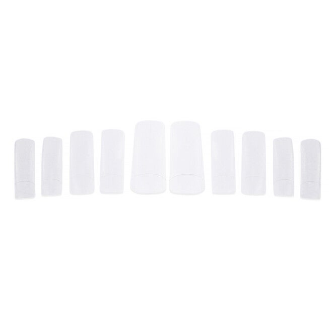 Pro Ultra Clear Tips by Cuccio Pro for Women - 100 Pc Acrylic Nails, See Description, alternate image number 2
