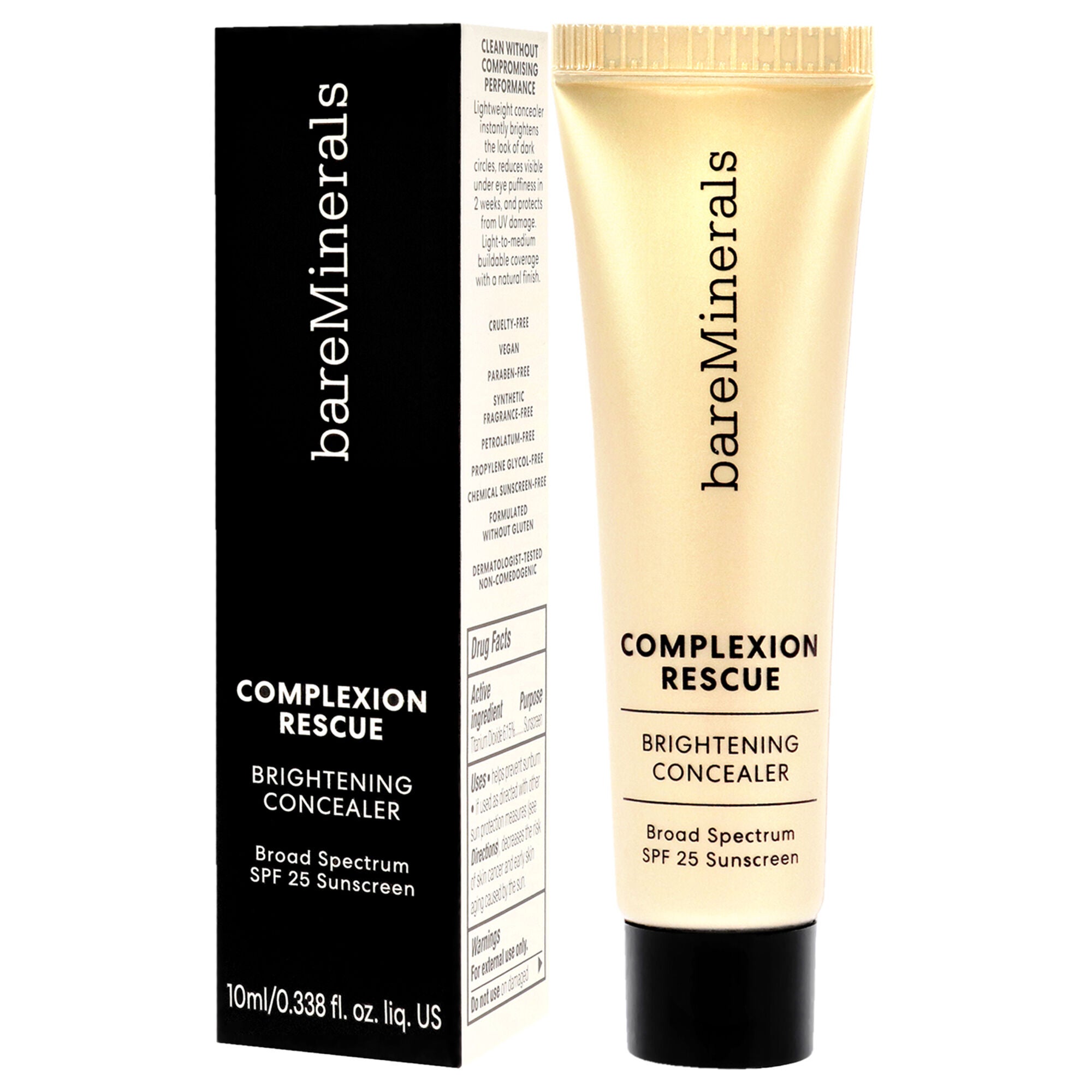 Complexion Rescue Brightening Concealer SPF 25 Sunscreen - Medium Wheat by bareMinerals for Women - 0.338 oz Concealer, , alternate image number 7