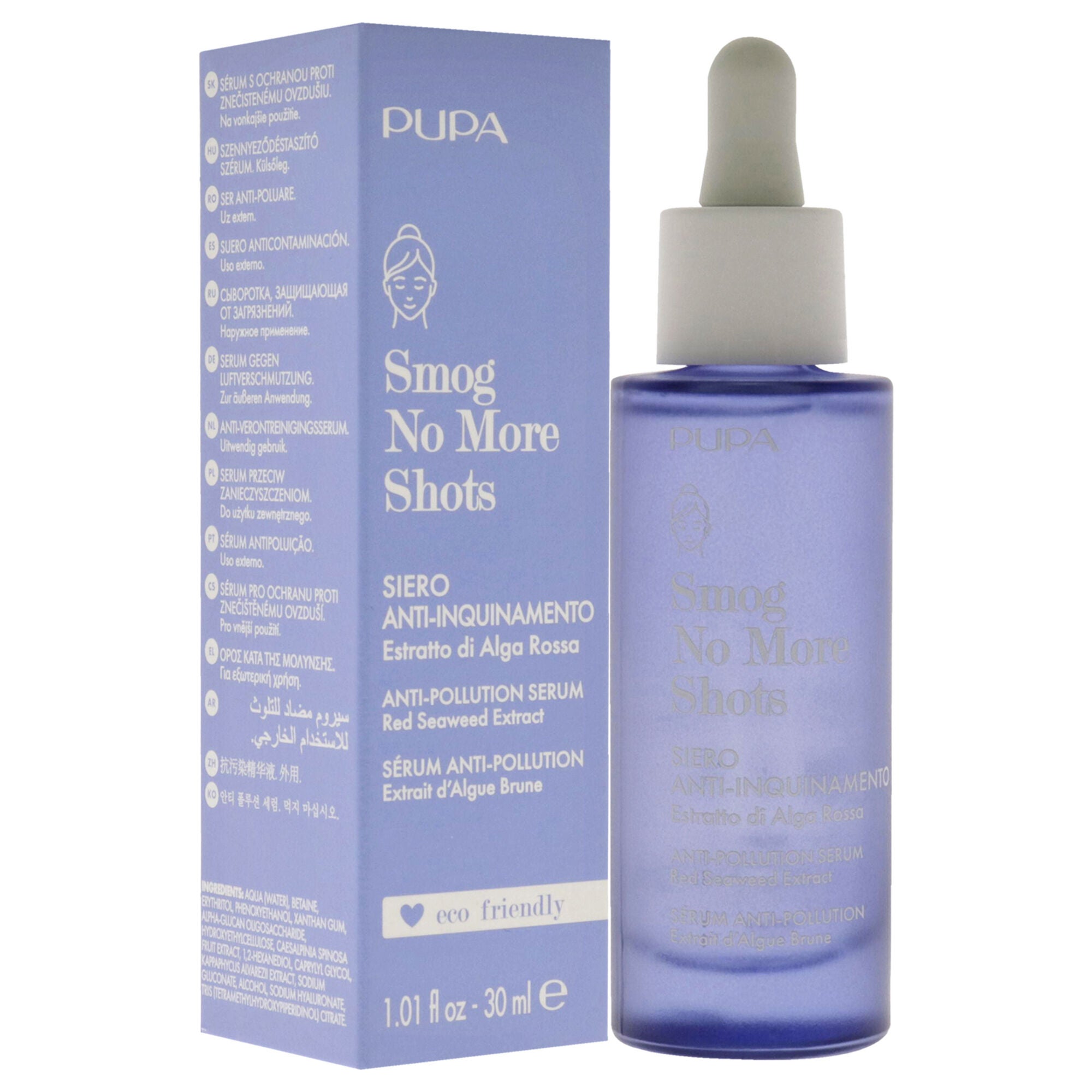 Smog No More Shots Anti-Pollution Serum by Pupa Milano for Women - 1.01 oz Serum, , alternate image number 6