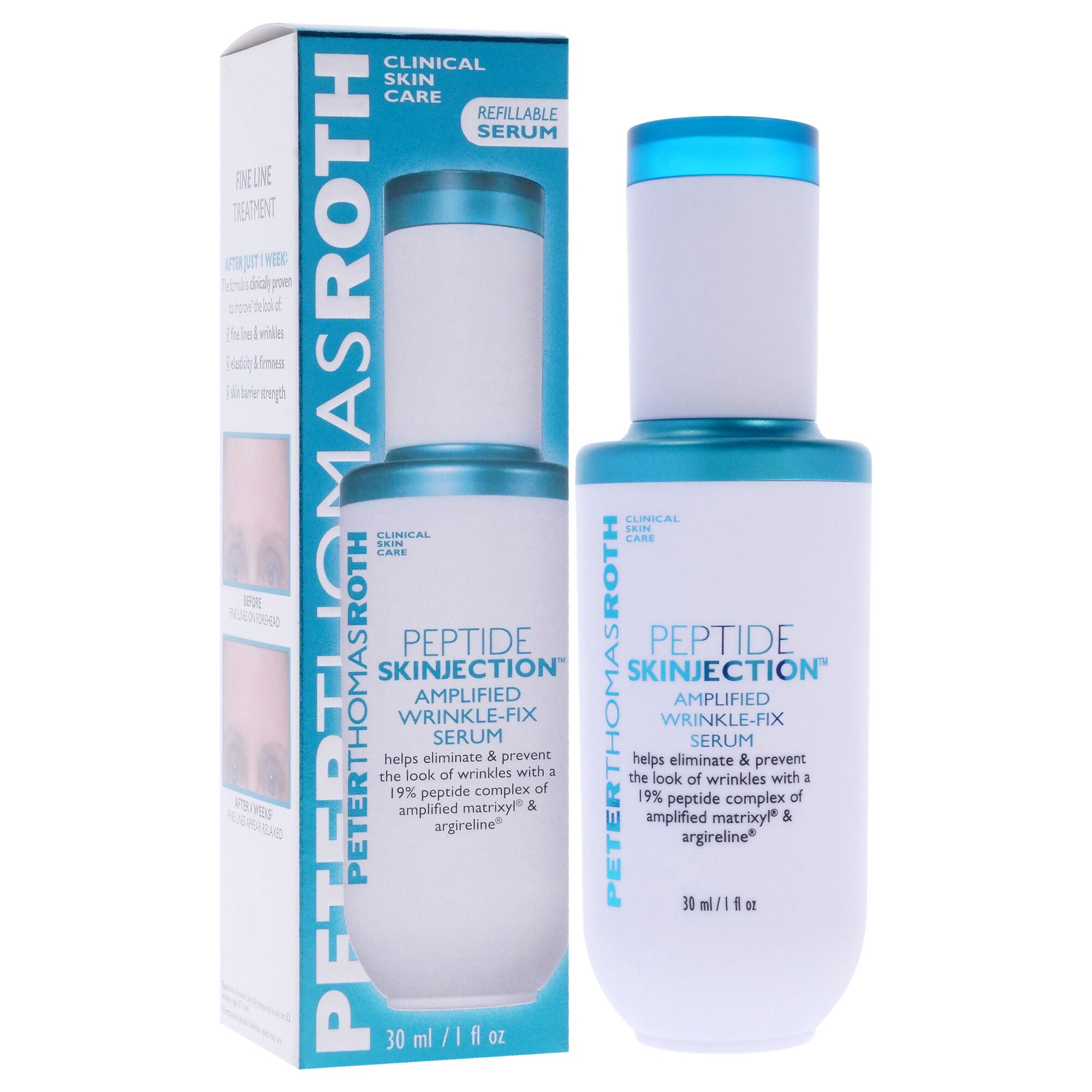Peptide Skinjection Amplified Wrinkle Fix Serum by Peter Thomas Roth for Unisex - 1 oz Serum (Refillable), See Description, alternate image number 1