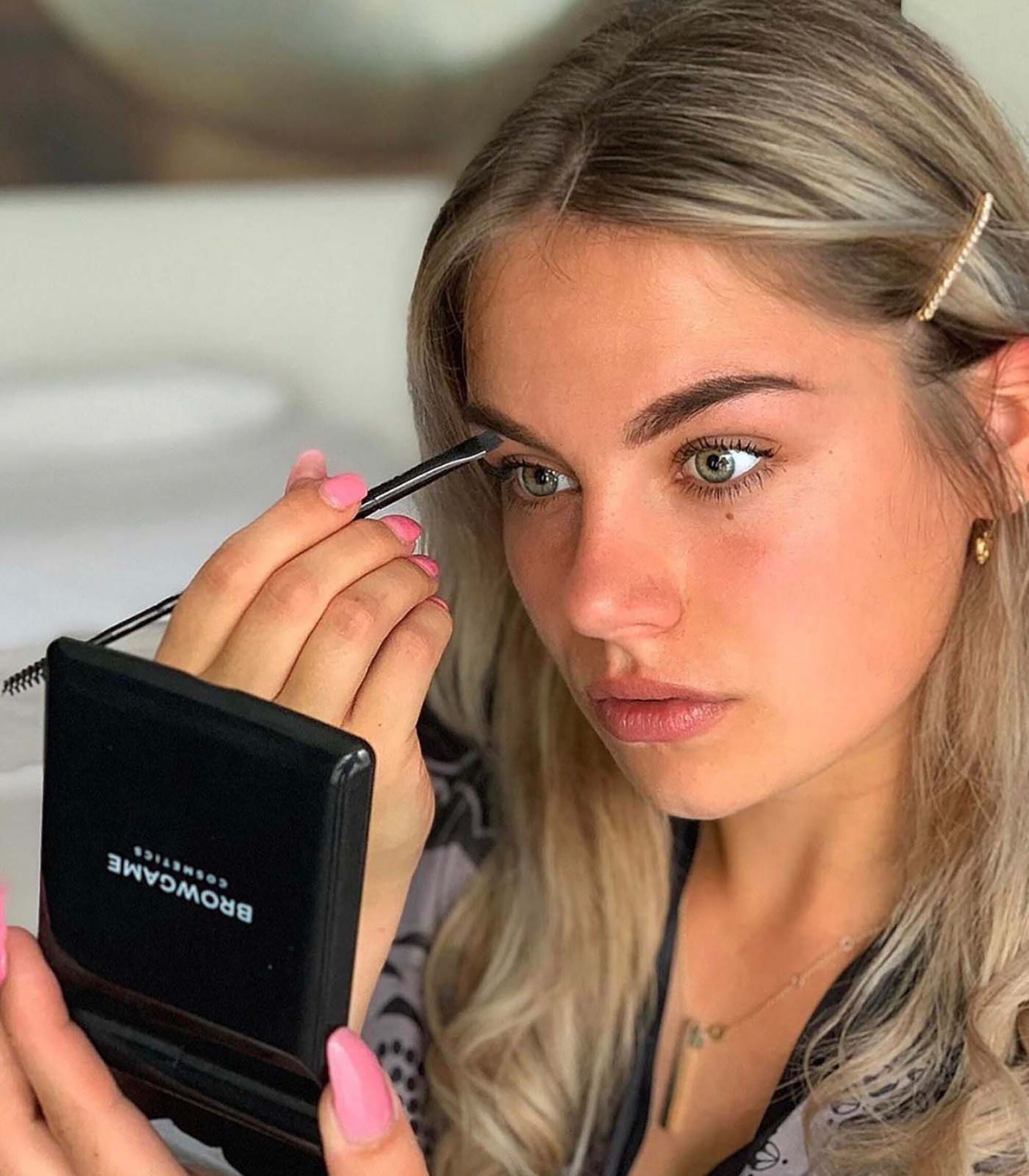 Signature Dual Ended Brow Brush by Browgame for Women - 1 Pc Brush, See Description, alternate image number 2