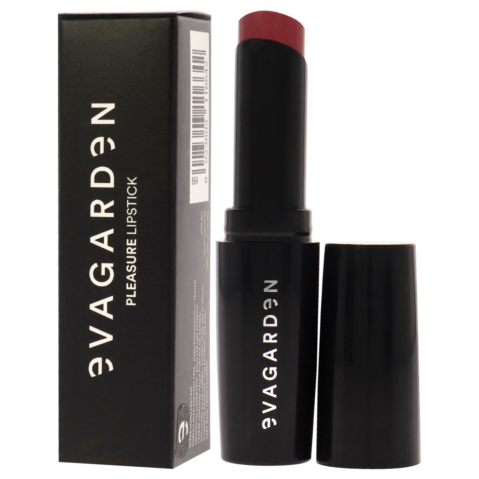 Pleasure Lipstick - 664 Rose Wine by Evagarden for Women - 0.10 oz Lipstick, , alternate image number 7