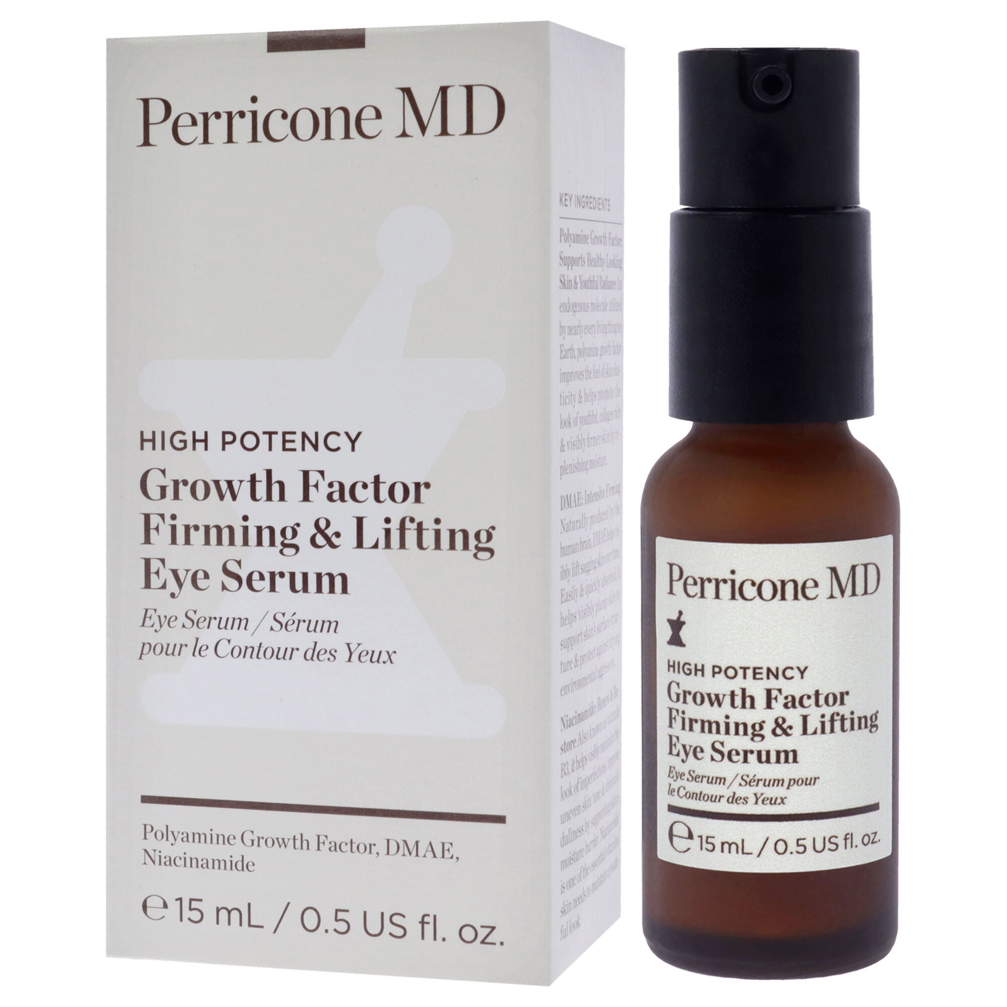 High Potency Growth Factor Firming and Lifting Eye Serum by Perricone MD for Unisex - 0.5 oz Serum, , alternate image number 7