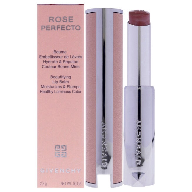 Rose Perfecto Beautifying Lip Balm - 110 Milky Nude by Givenchy for Women - 0.09 oz Lip Balm, Brown, hi-res image number 0
