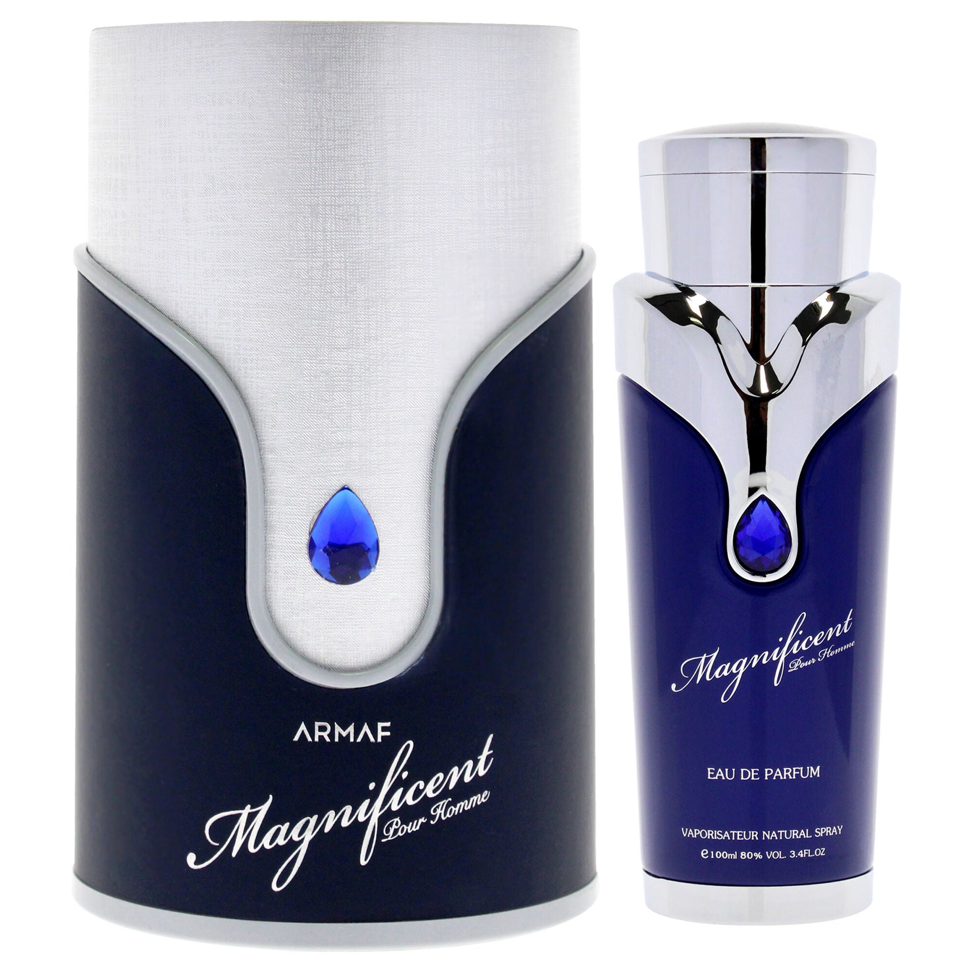 Magnificent Blue by Armaf for Men - 3.4 oz EDP Spray, See Description, hi-res image number 0