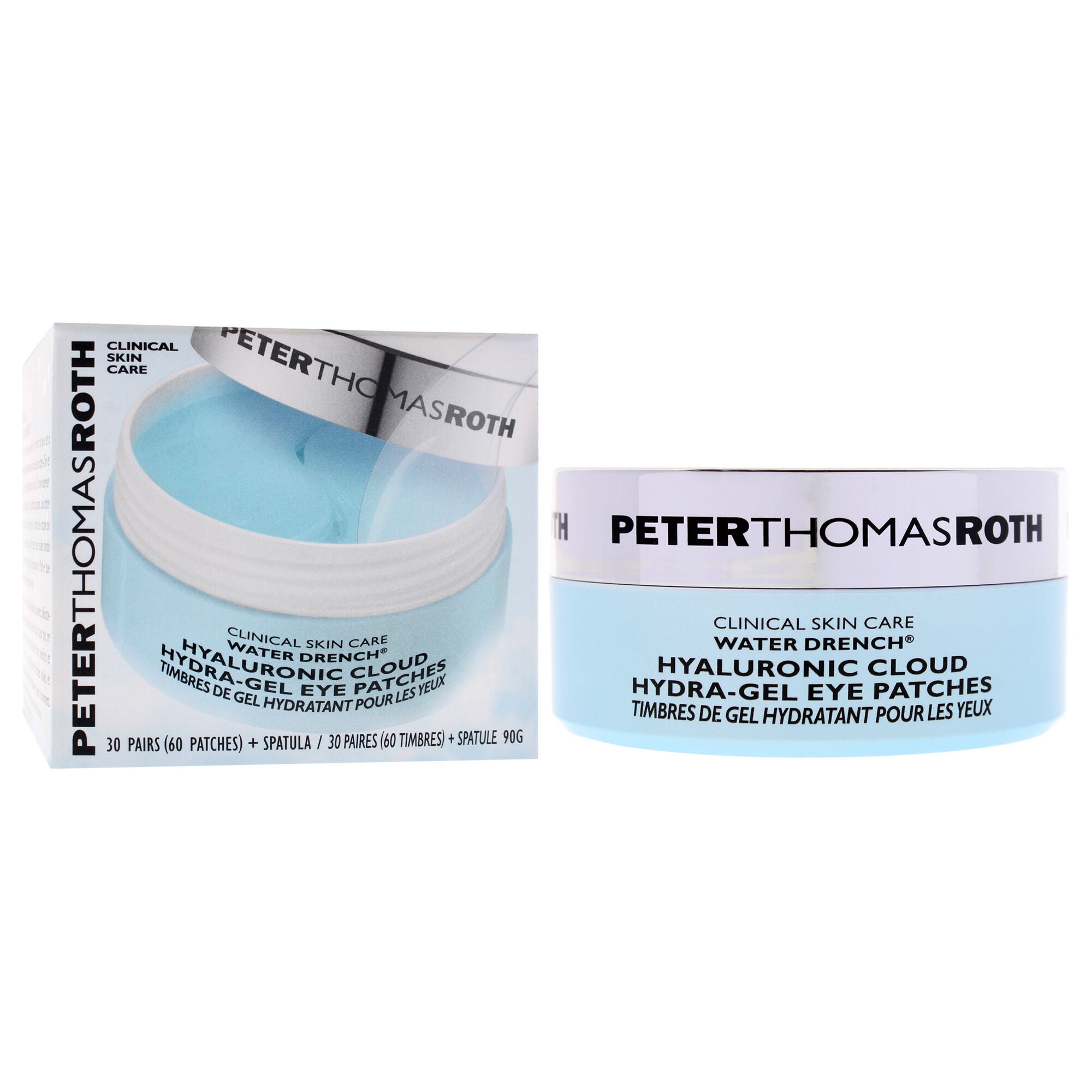 Water Drench Hyaluronic Cloud Hydra-Gel Eye Patches by Peter Thomas Roth for Unisex - 60 Pc Patches, See Description, alternate image number 1