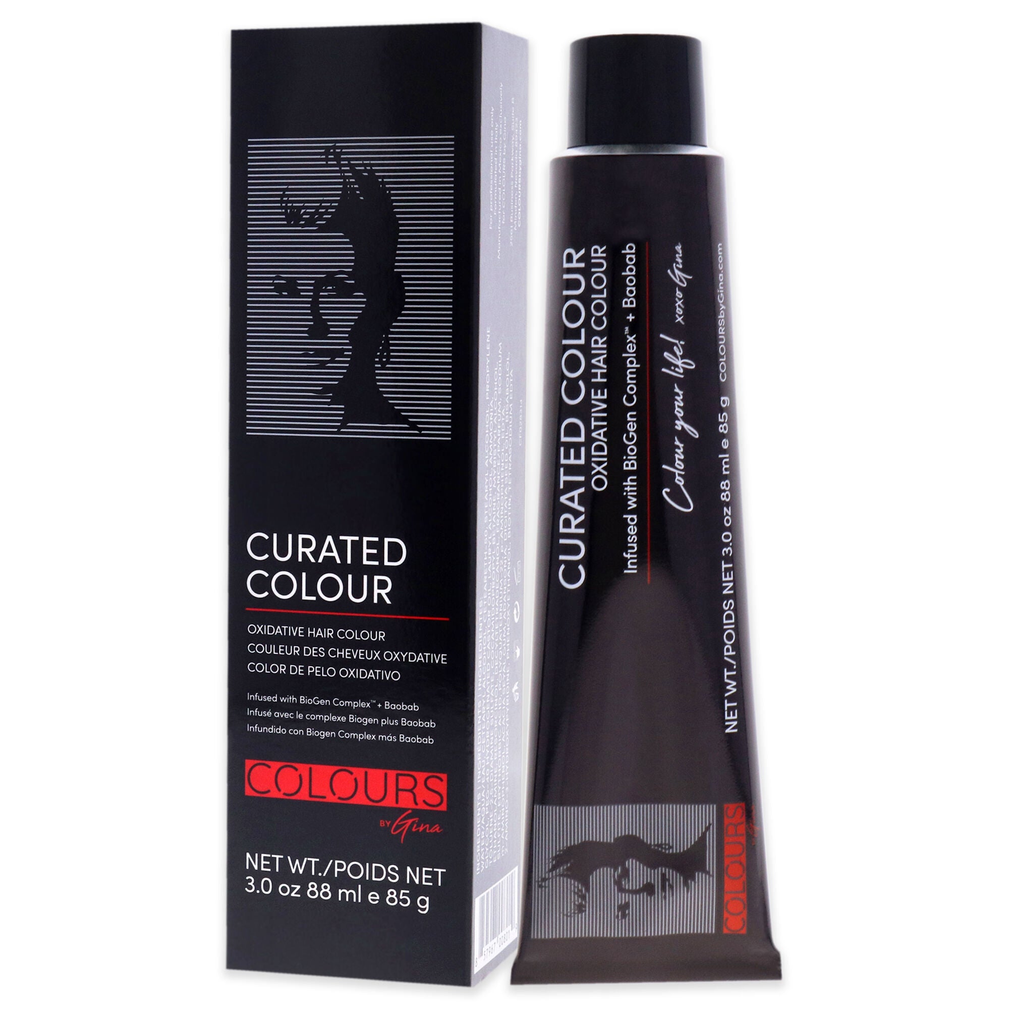 Curated Colour - 5.77-5W Light Warm Brown by Colours By Gina for Unisex - 3 oz Hair Color, See Description, alternate image number 3