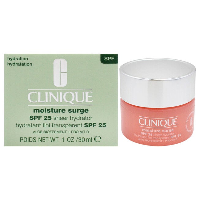 Moisture Surge Sheer Hydrator SPF 25 by Clinique for Women - 1 oz Moisturizer, See Description, hi-res image number 0