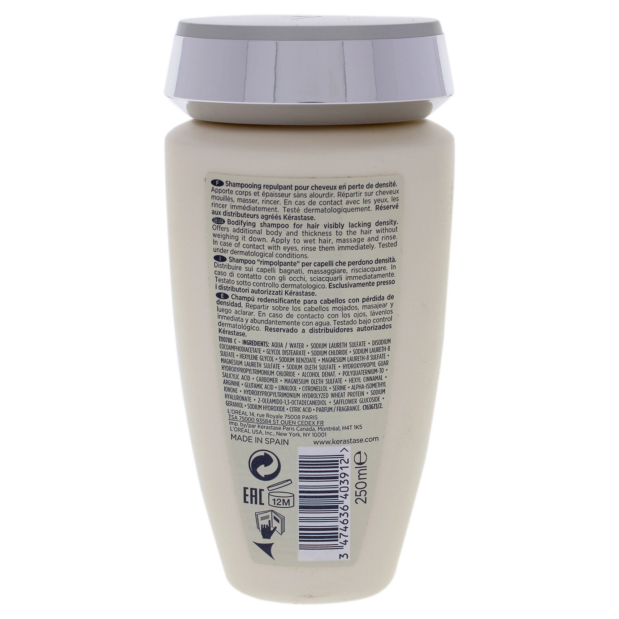 Densifique Bain Densite Bodifying Shampoo by Kerastase for Unisex - 8.5 oz Shampoo, , alternate image number 2