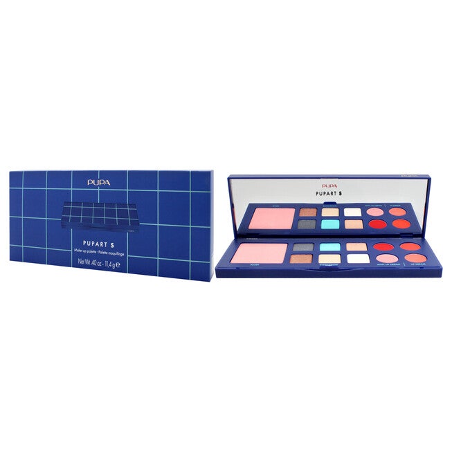 Pupart S Make-Up Palette - 004 Blue by Pupa Milano for Women - 0.4 oz Makeup, See Description, alternate image number 3