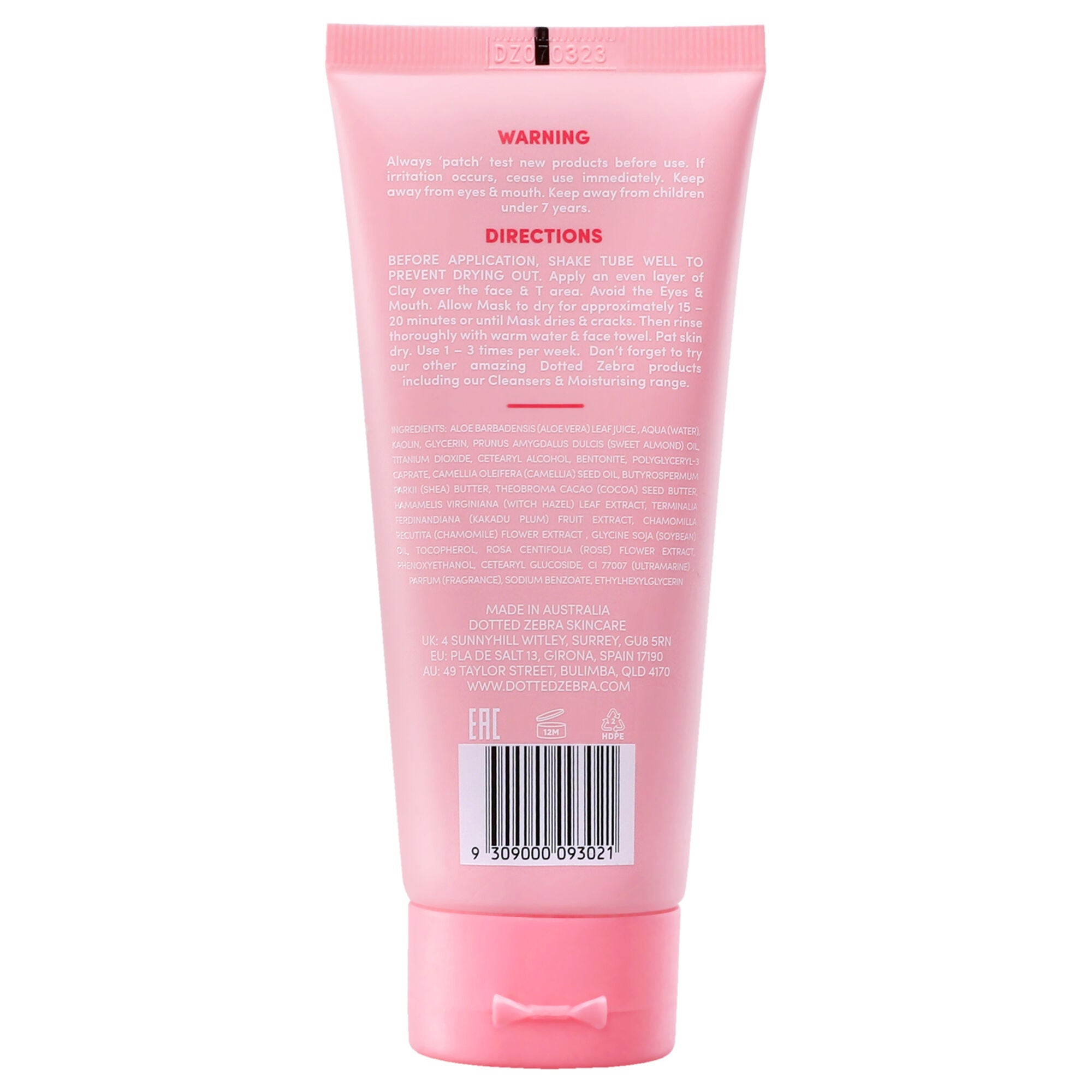 Super Clay by Dotted Zebra for Women - 2.7 oz Mask, , alternate image number 4