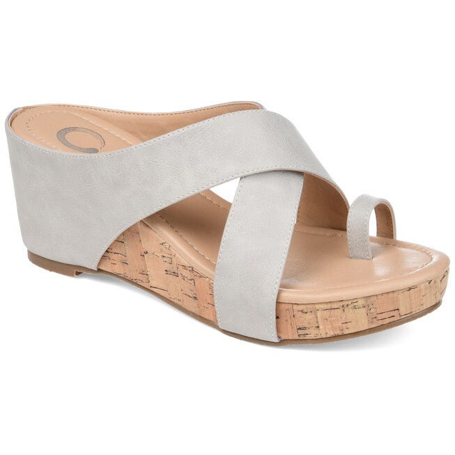 Women's Tru Comfort Foam Rayna Wedge Sandal, Stone, hi-res image number 0