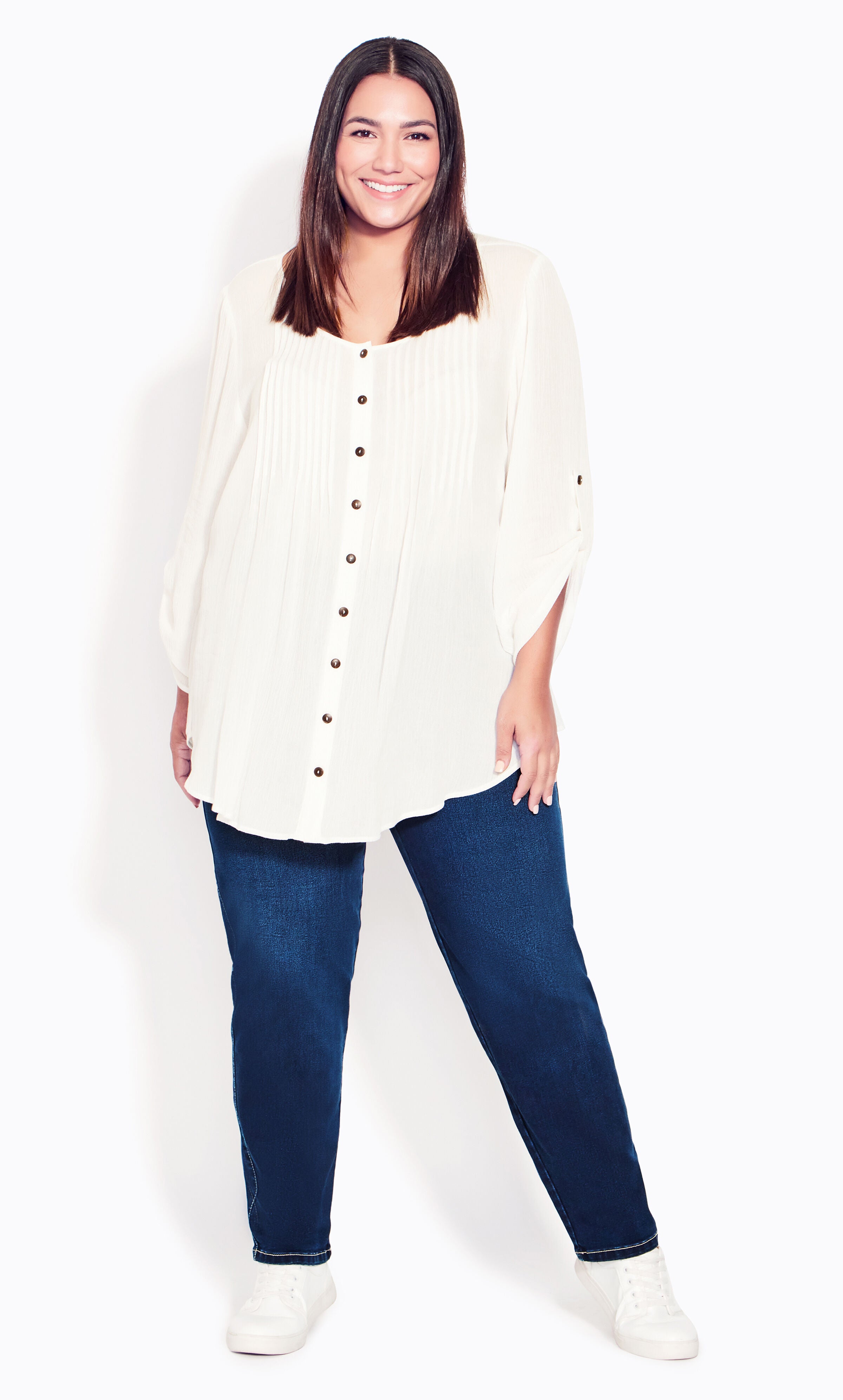 Butter Denim Straight Leg Jean Dark Wash average OneStopPlus