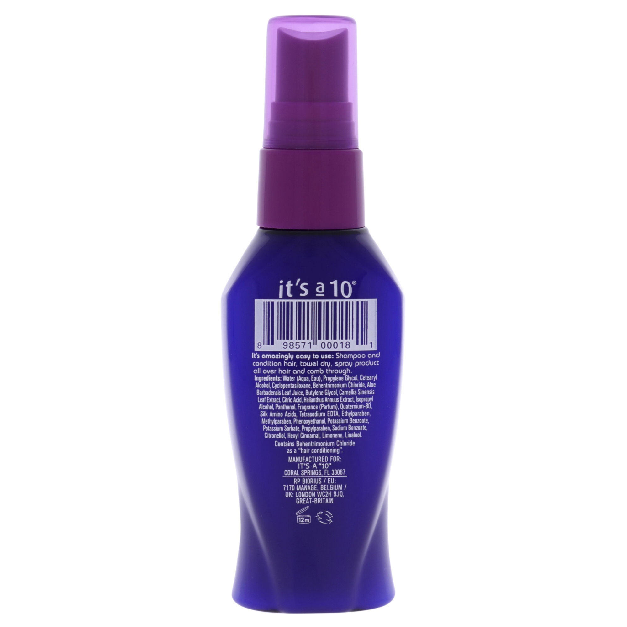 Miracle Leave In Product by Its A 10 for Unisex - 2 oz Spray, , alternate image number 3