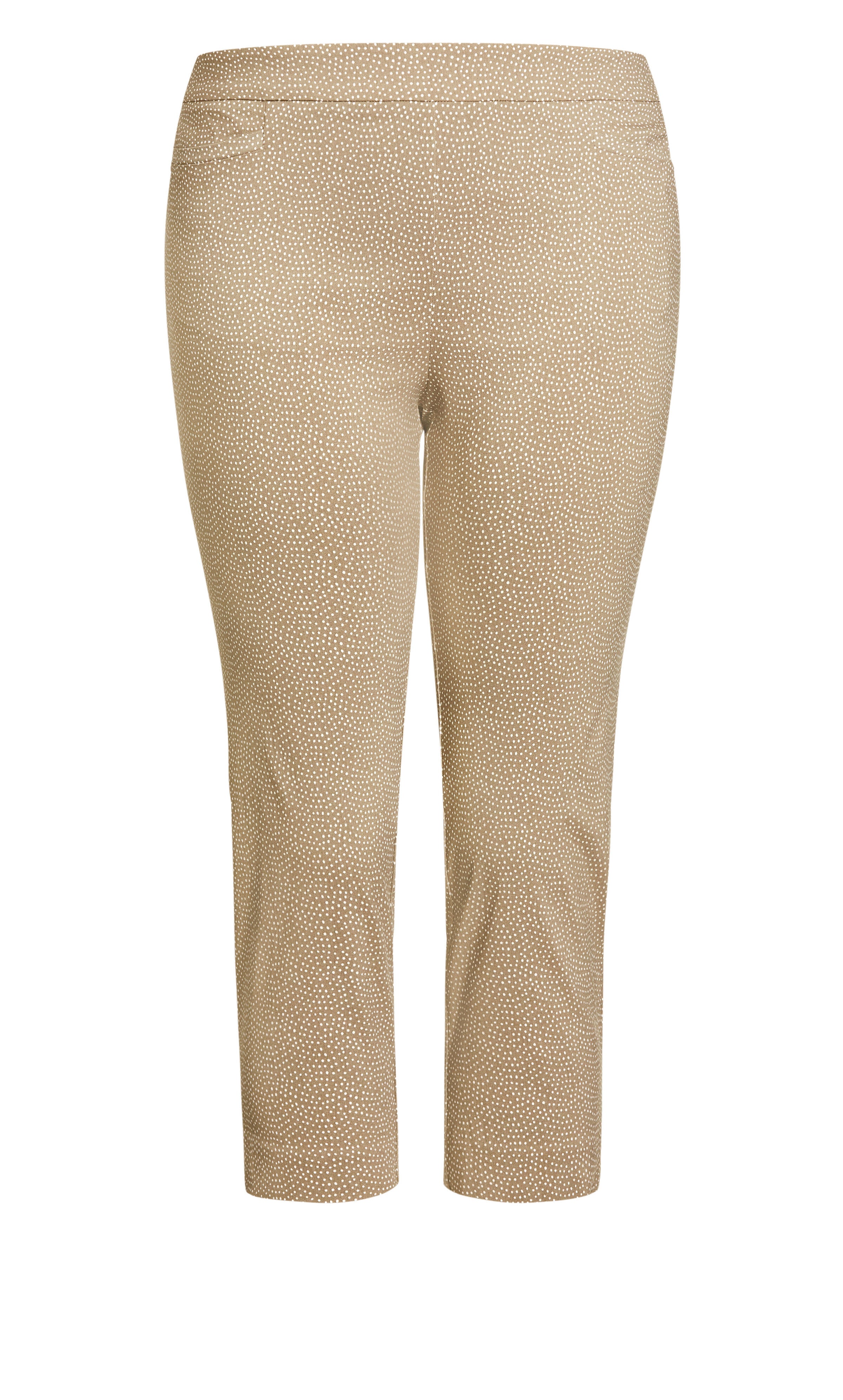 Super Stretch Crop Pant - taupe spot, , alternate image number 5