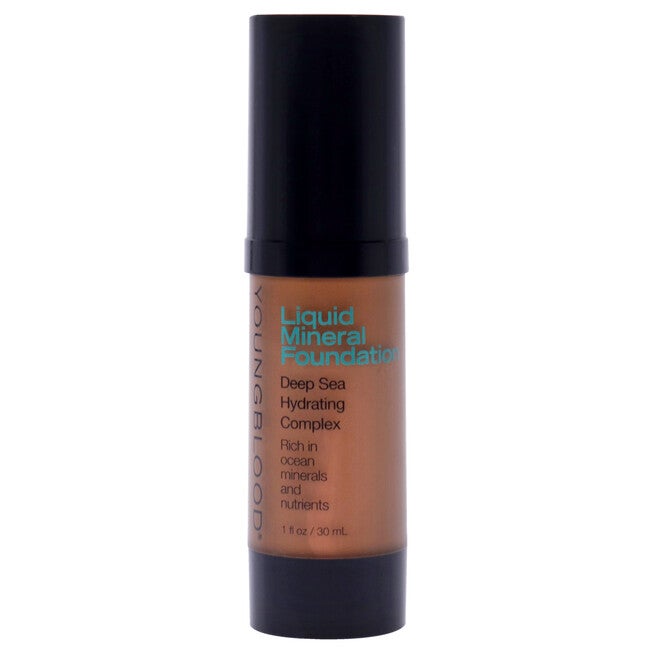 Liquid Mineral Foundation - Chestnut by Youngblood for Women - 1 oz Foundation, See Description, alternate image number 1