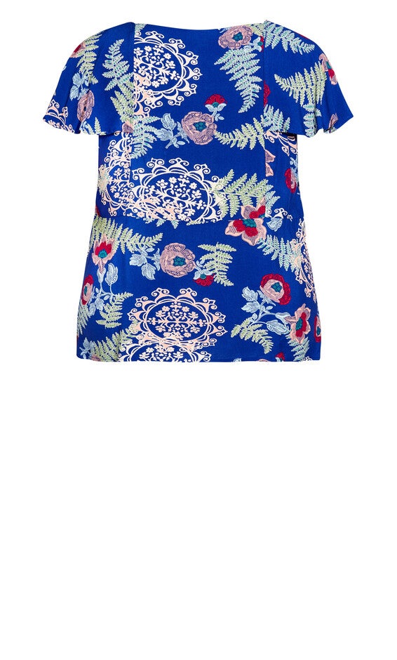 Kata Print Top - blue, , alternate image number 5