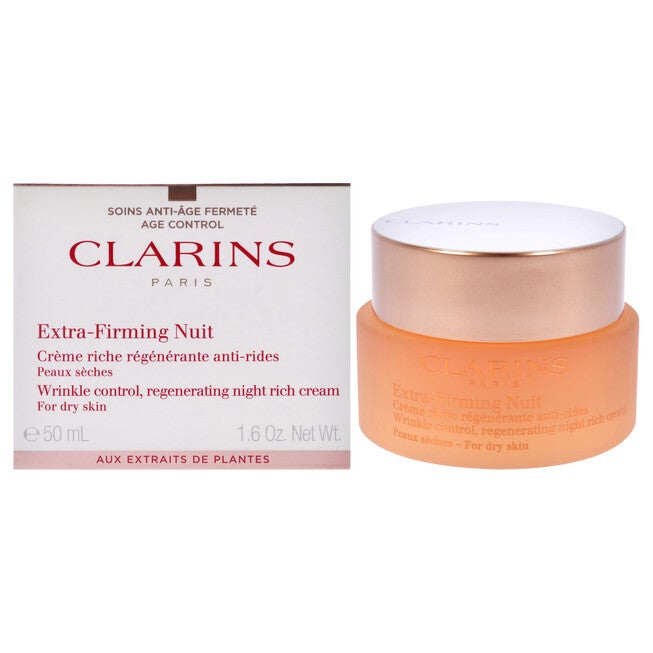Extra Firming Night Cream - Dry Skin by Clarins for Unisex - 1.6 oz Cream, See Description, hi-res image number 0