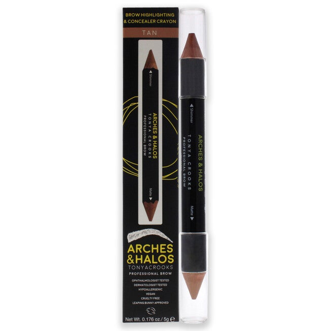 Brow Highlighting and Concealer Crayon - Tan by Arches and Halos for Women - 0.176 oz Highlighter, See Description, hi-res image number 0