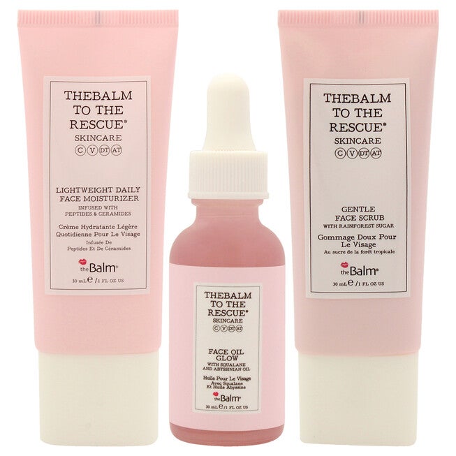 Luminous Skin Essentials Trio Kit by the Balm for Women - 3 Pc 1oz Lightweight Daily Face Moisturizer, 1oz Gentle Face Scrub, 1oz Face Oil, See Description, alternate image number 1