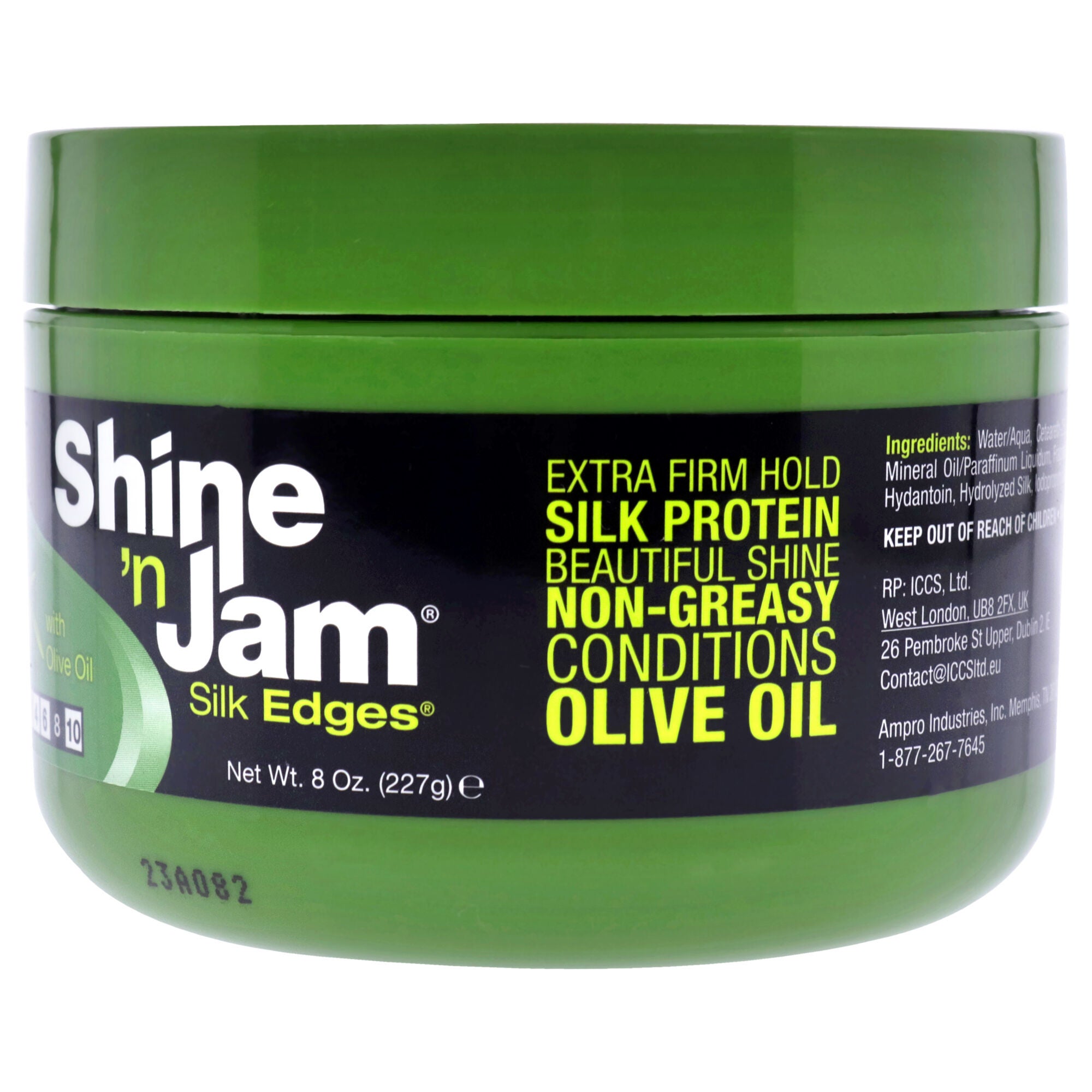 Shine-n-Jam Silk Edges by Ampro for Women - 8 oz Gel, See Description, hi-res image number 0