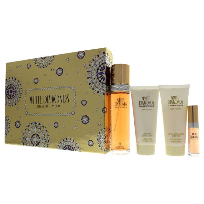 White Diamonds by Elizabeth Taylor for Women - 4 Pc Gift Set, See Description, alternate image number 1