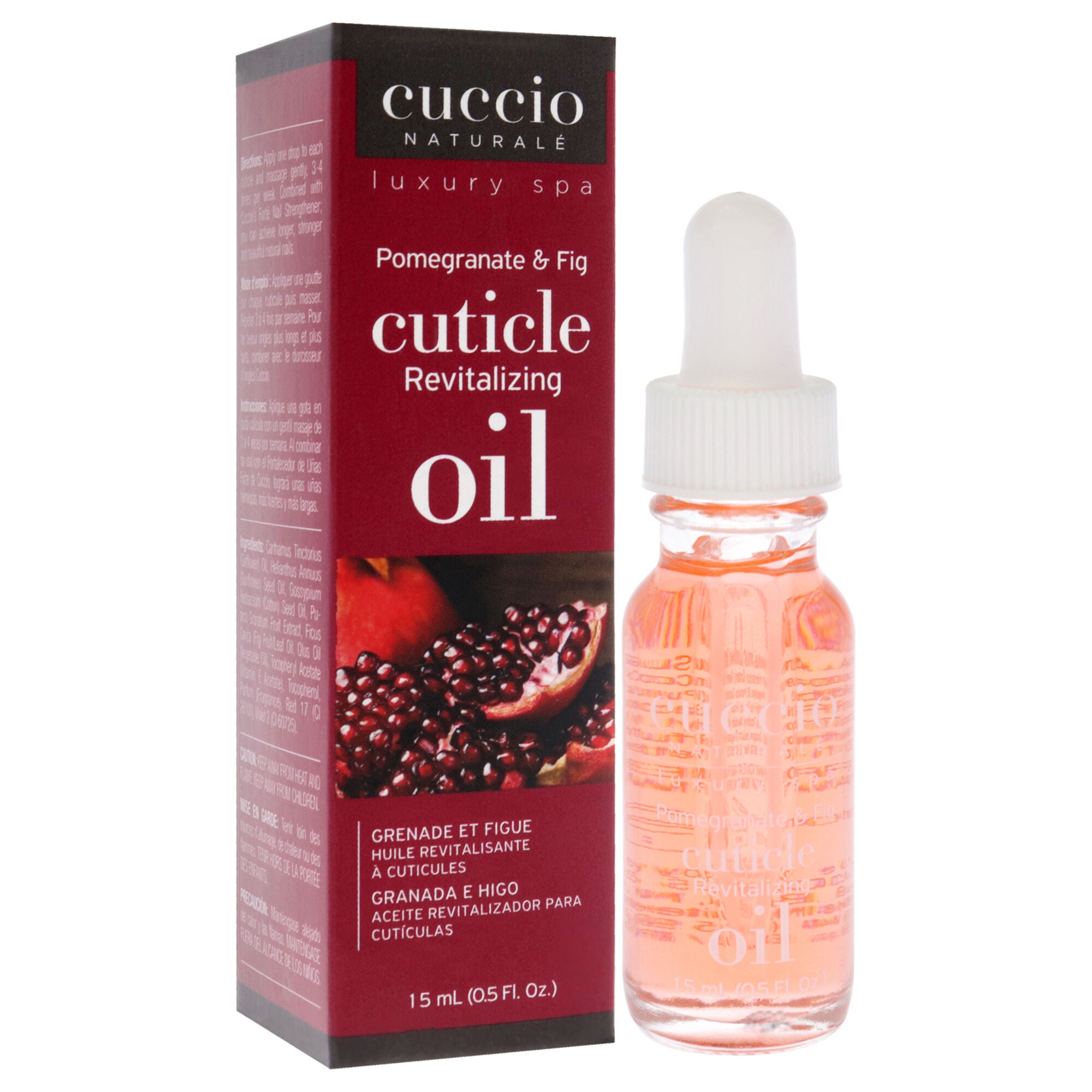 Cuticle Revitalizing Oil - Pomegranate and Fig by Cuccio Naturale for Unisex - 0.5 oz Oil, , alternate image number 6