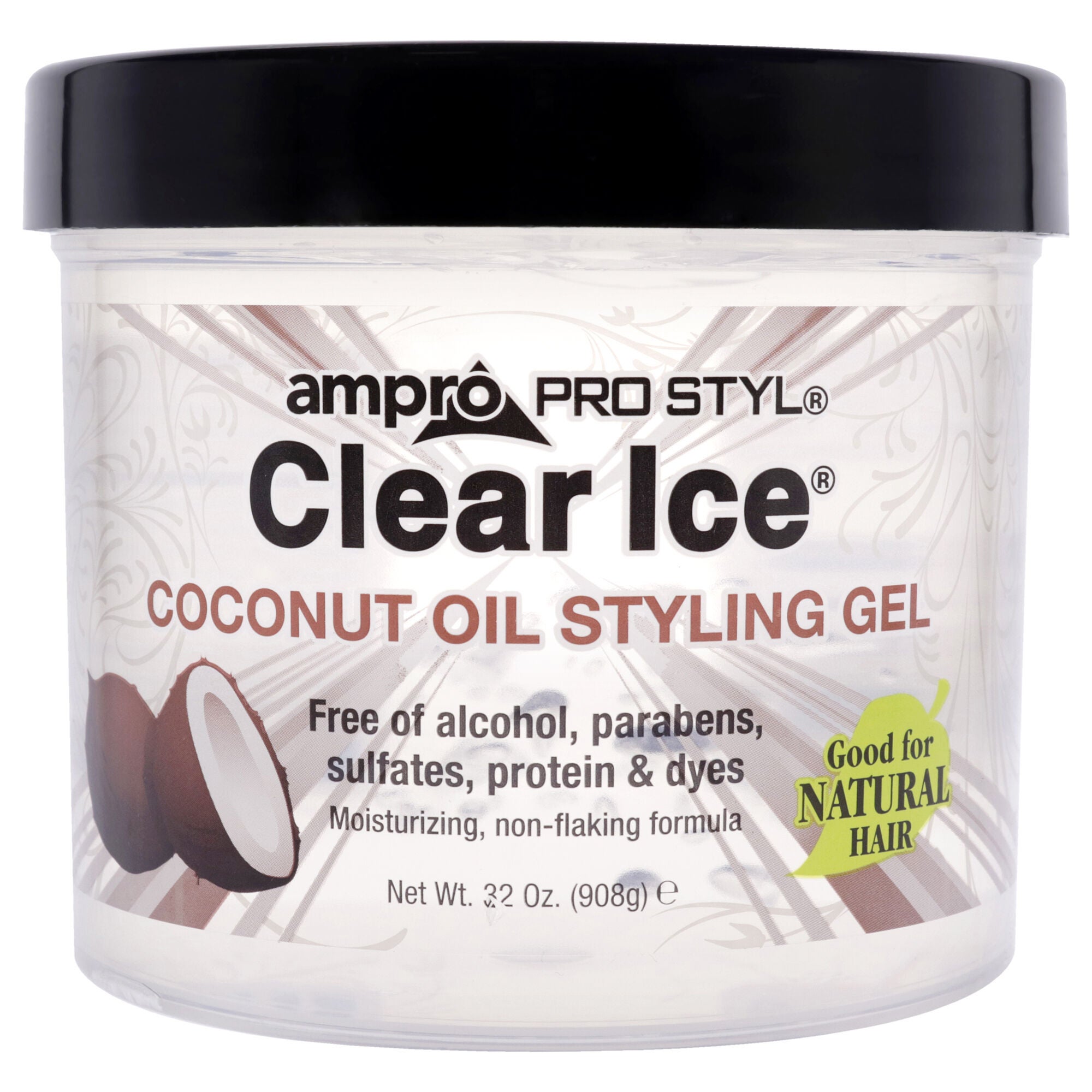 Pro Styl Clear Ice Gel - Coconut by Ampro for Women - 32 oz Gel, See Description, hi-res image number 0