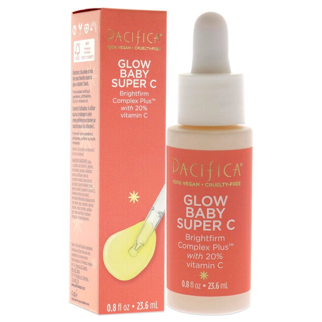 Glow Baby Super C Serum by Pacifica for Unisex - 0.8 oz Serum, NA, alternate image number null