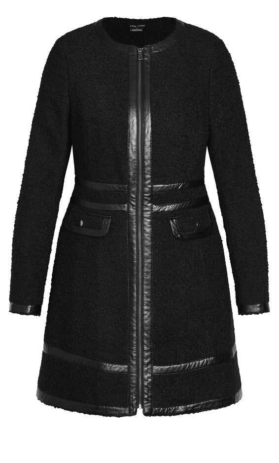 Winter Escape Coat - black, , alternate image number null