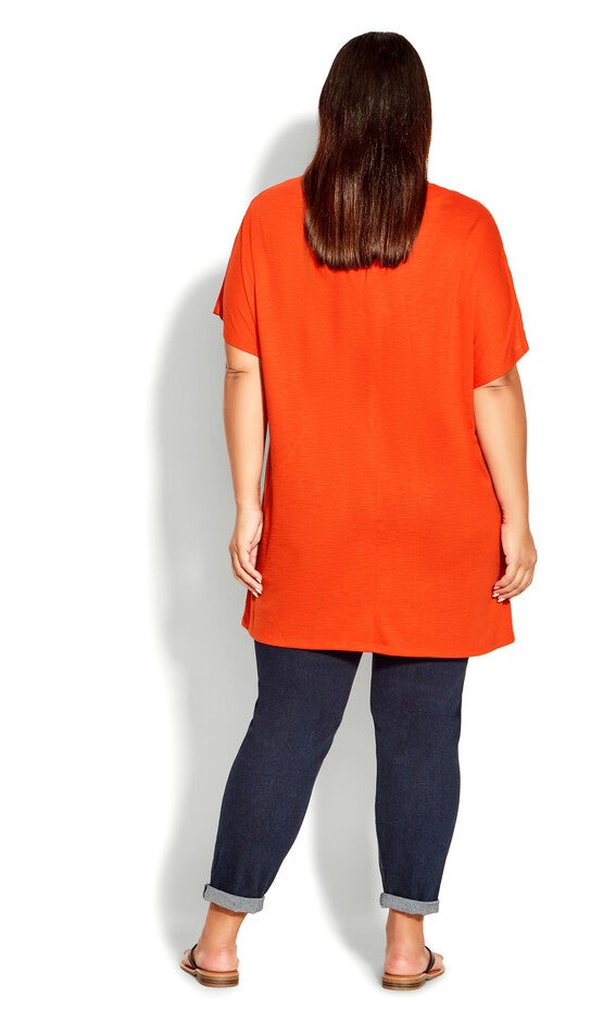 Pocket Pleat Tunic - orange, , alternate image number 3