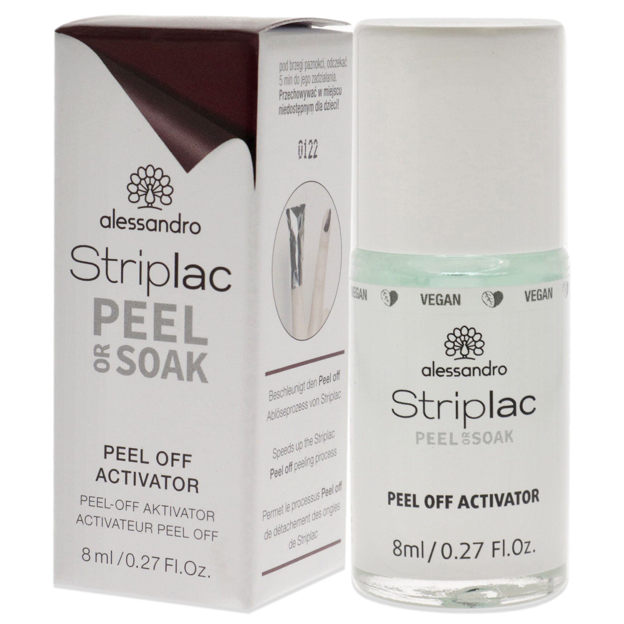 Striplac Peel or Soak - Peel Off Activator by Alessandro for Women 0.27 oz Nail Polish, , alternate image number 7