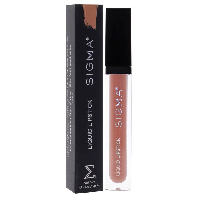 Liquid Lipstick - Cashmere by SIGMA for Women - 0.2 oz Lipstick, , alternate image number 2